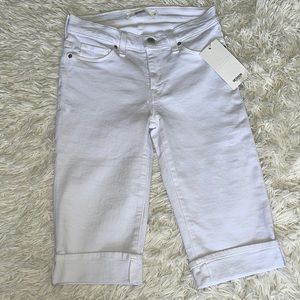 Hudson Jeans Amelia White Denim Shorts Size 25